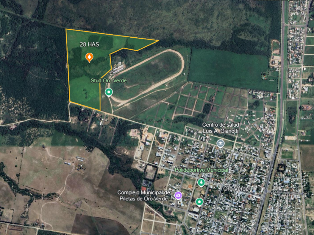 VENTA CAMPO PEGANDO AL HIPODROMO ORO VERDE