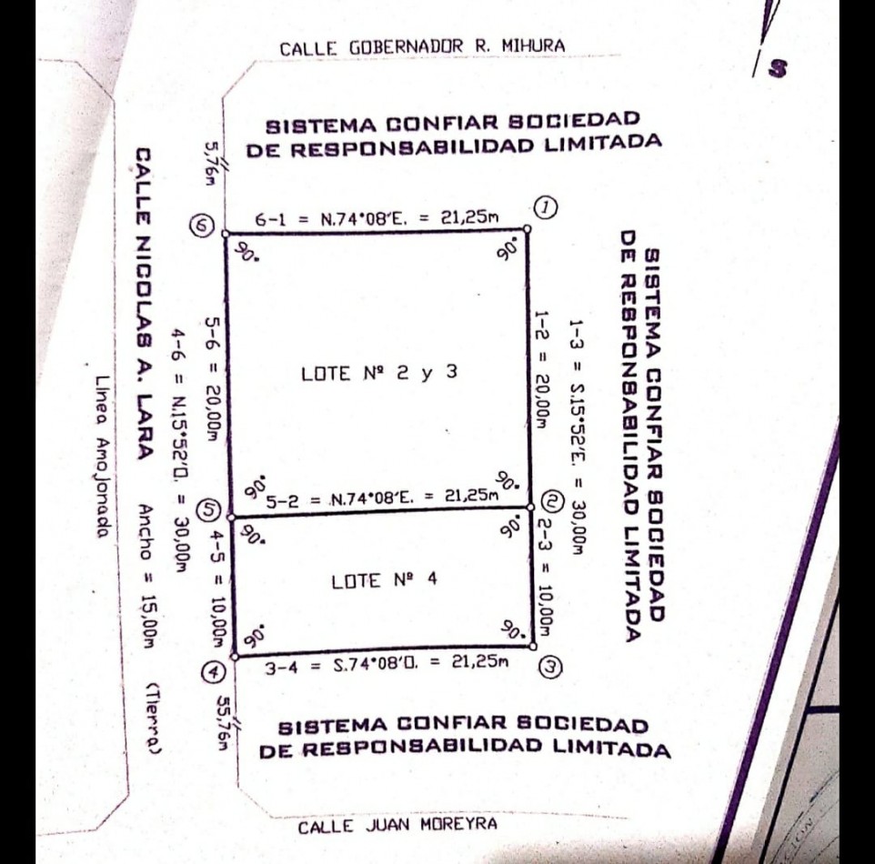 SE VENDE TERRENO ZONA TERMINAL MARIA GRANDE