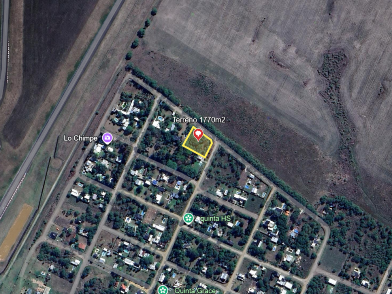 SE VENDE AMPLIO LOTE EN SAUCE MONTRULL 1770 m2