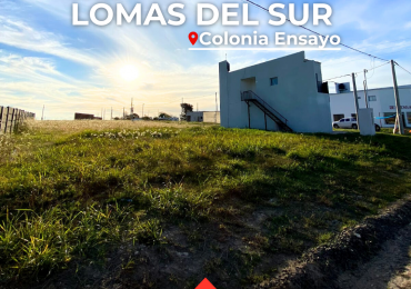 ULTIMOS LOTES DISPONIBLES EN COLONIA ENSAYO LISTOS PARA CONSTRUIR